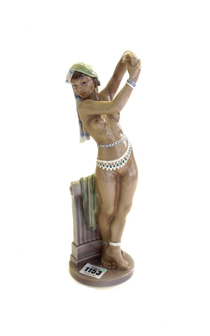 Appraisal: A Dahl Jensen Copenhagen figure 'The Moroccan Dancer' no green