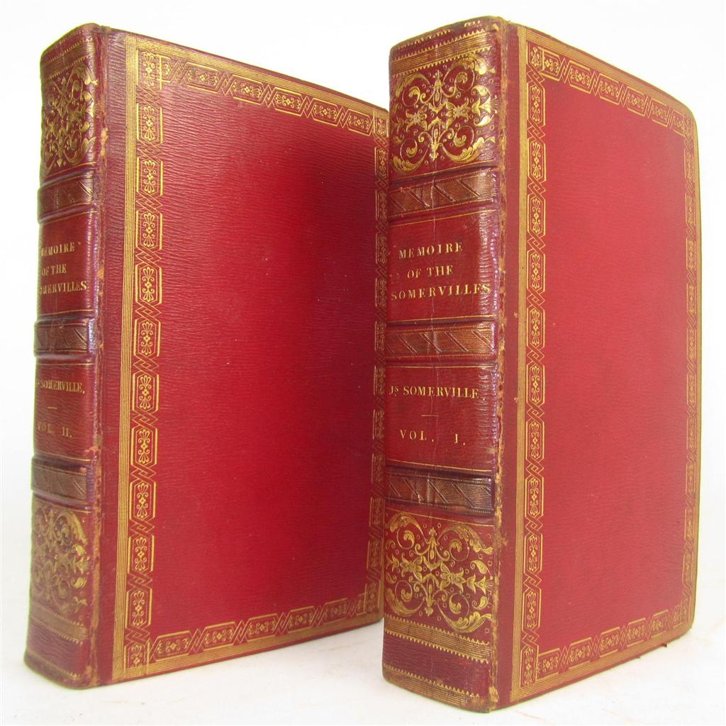 Appraisal: Somerville James Eleventh Lord - Red morocco binding Memorie of