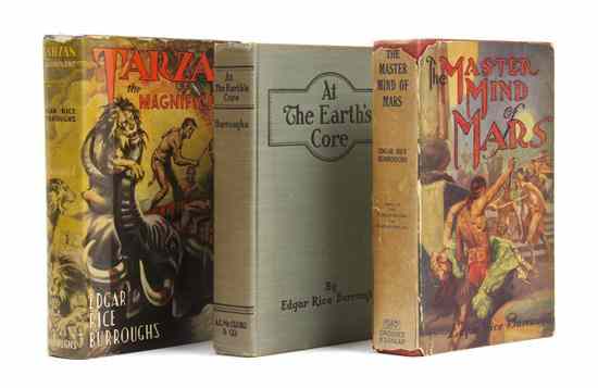 Appraisal: BURROUGHS EDGAR RICE A group of three works Tarzan the