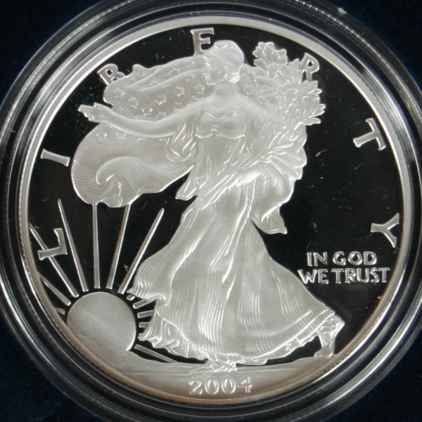 Appraisal: Two US Mint American Silver Eagle oz Proof Coins