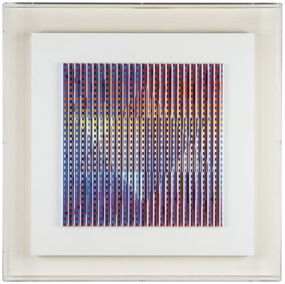 Appraisal: YAACOV GIBSTEIN AGAM B STAR OF DAVID polymorph signed dated