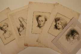 Appraisal: Watteau Antoine A Collection of Engraved Portraits of Females with