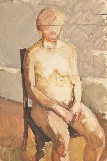 Appraisal: Euan Uglow - Seated Nude not in K L oil