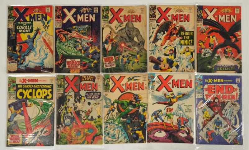 Appraisal: Lot of X-Men Comic Books This lot contains ten assorted