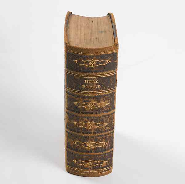 Appraisal: Bible in English Belonging to Civil War Naval Engineer mo