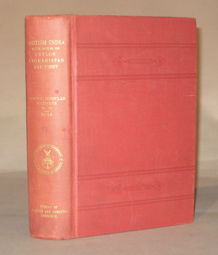 Appraisal: vol Baker Henry D British India With Notes on Ceylon