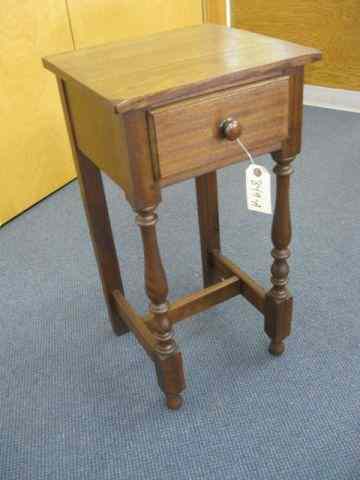 Appraisal: One Drawer Stand spindle legs