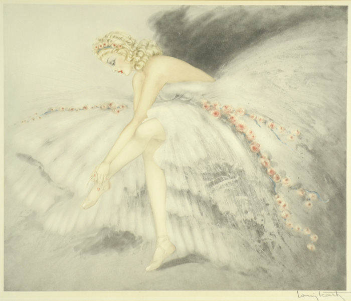 Appraisal: LOUIS ICART ORIGINAL ETCHING AND AQUATINT New York N Y