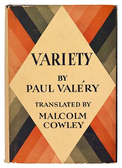 Appraisal: COWLEY MALCOLM Val ry Paul Variety Translated by Cowley vo