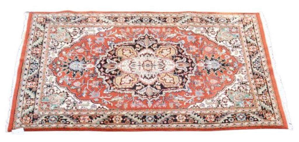 Appraisal: Hand-tied Bijar rug India approx ' l ' w