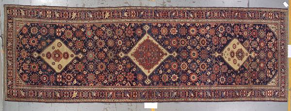 Appraisal: A Bidjar long carpet Northwest Persia late th century size