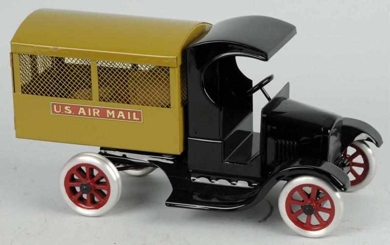 Appraisal: Pressed Steel Flivver-Type US Air Mail Truck Toy Description American