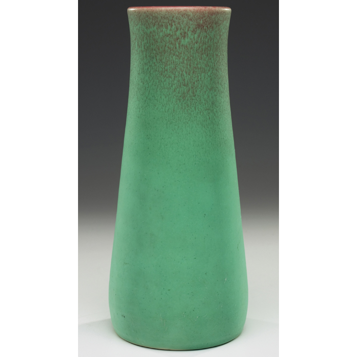 Appraisal: Rookwood vase classic shape covered in a good green matt