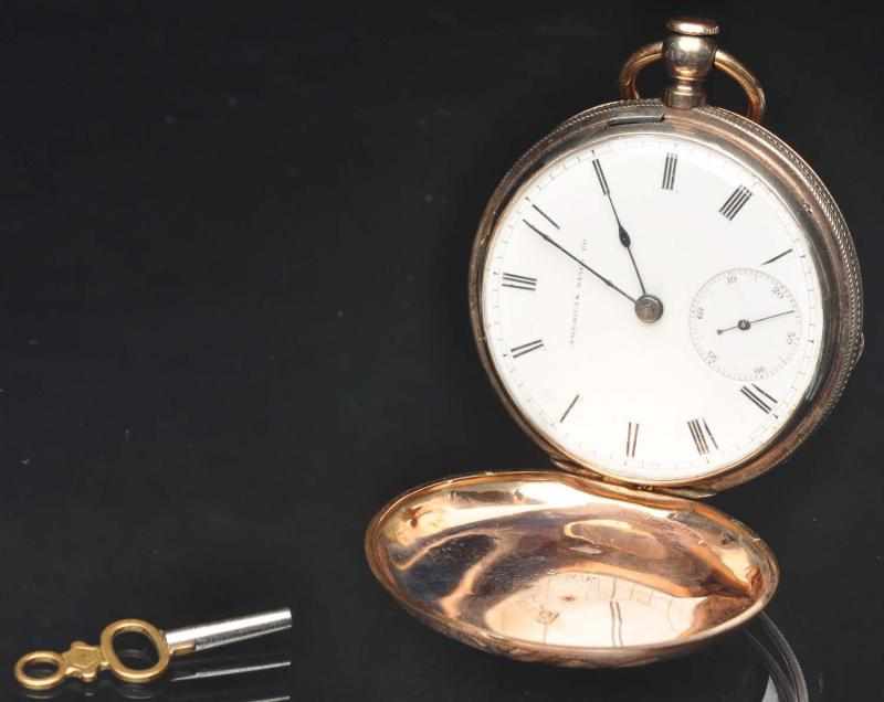 Appraisal: - K Gold Waltham Watch Co Pocket Watch size Hunter