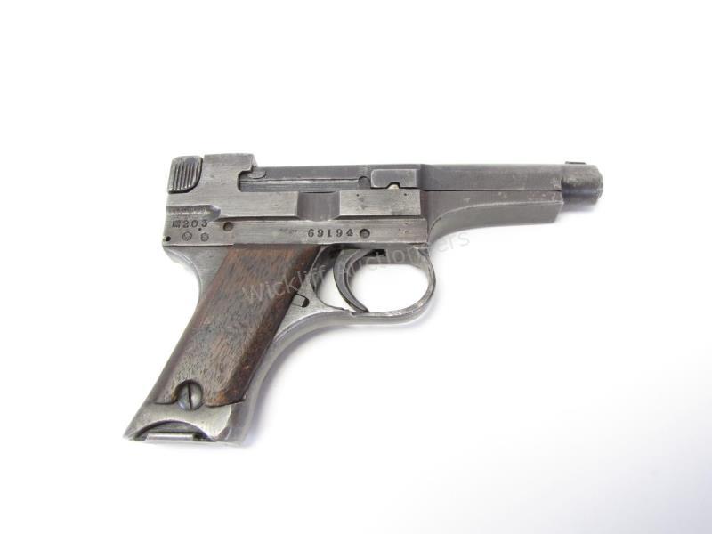 Appraisal: Japanese Type Semi Auto Pistol-Round barrel Chambered in mm shot