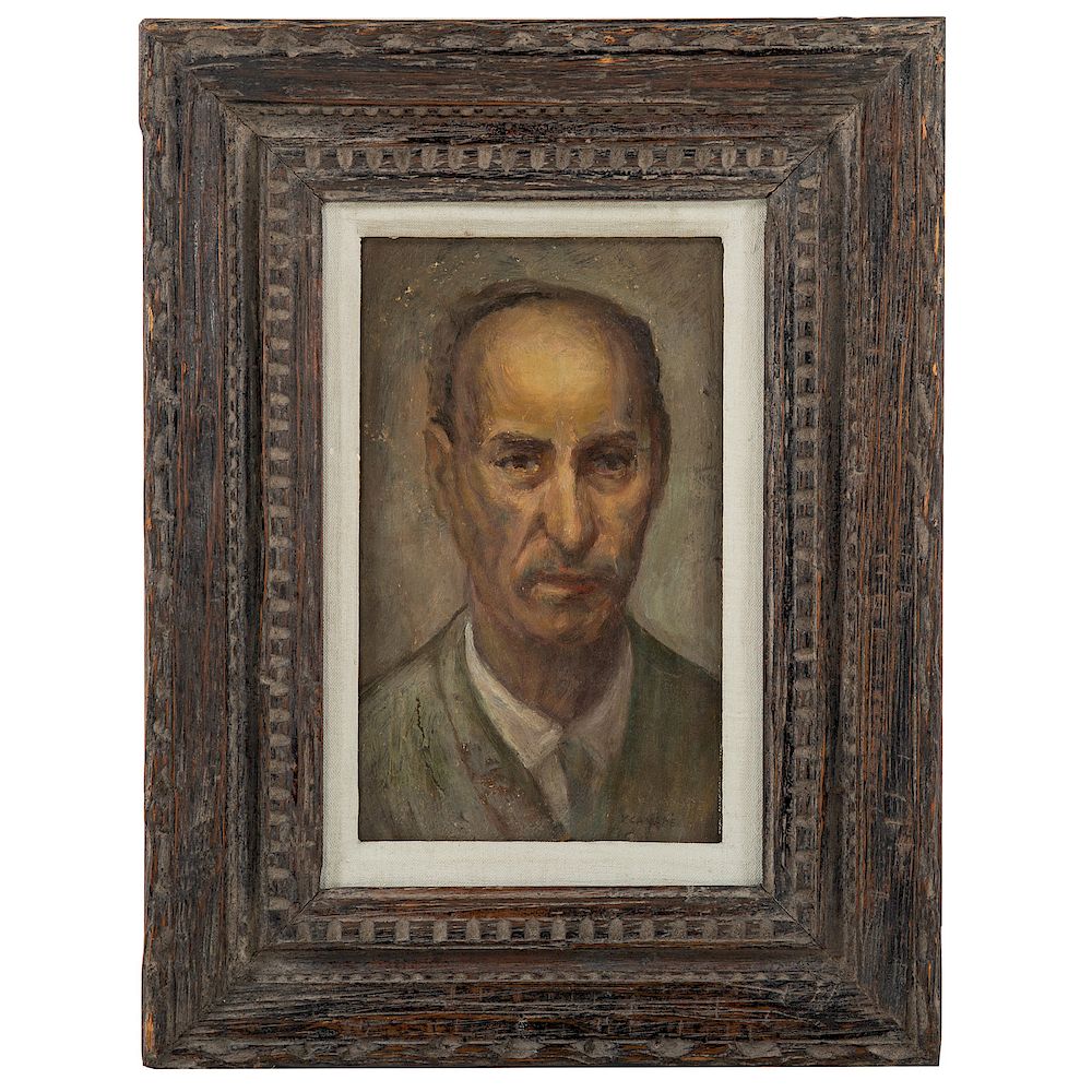 Appraisal: Vincent Canade Self Portrait Italian American - Oil on panel