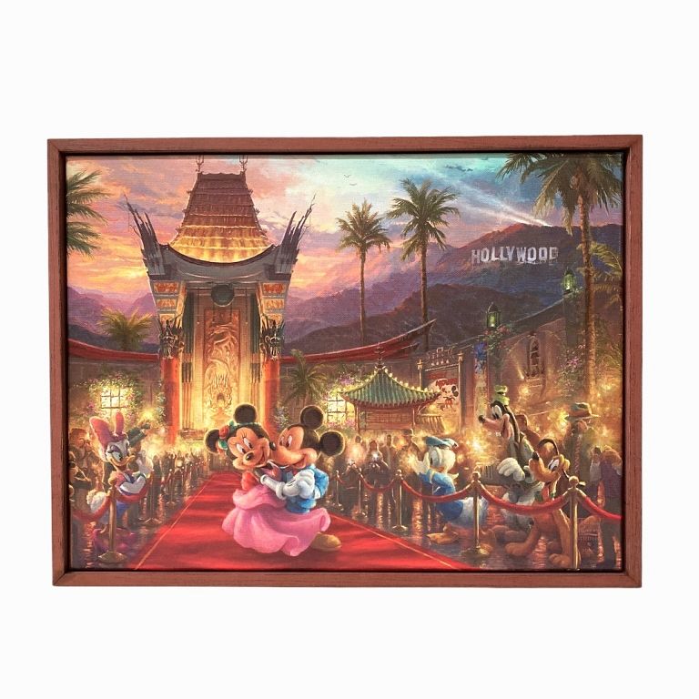 Appraisal: Thomas Kinkade Print On Canvas Thomas Kinkade Print On Canvas