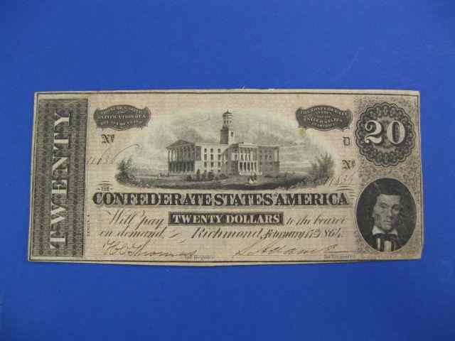 Appraisal: Confederate Note