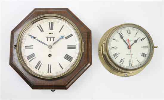 Appraisal: Two Wall Clocks Junghans and Emory Douglas one having an