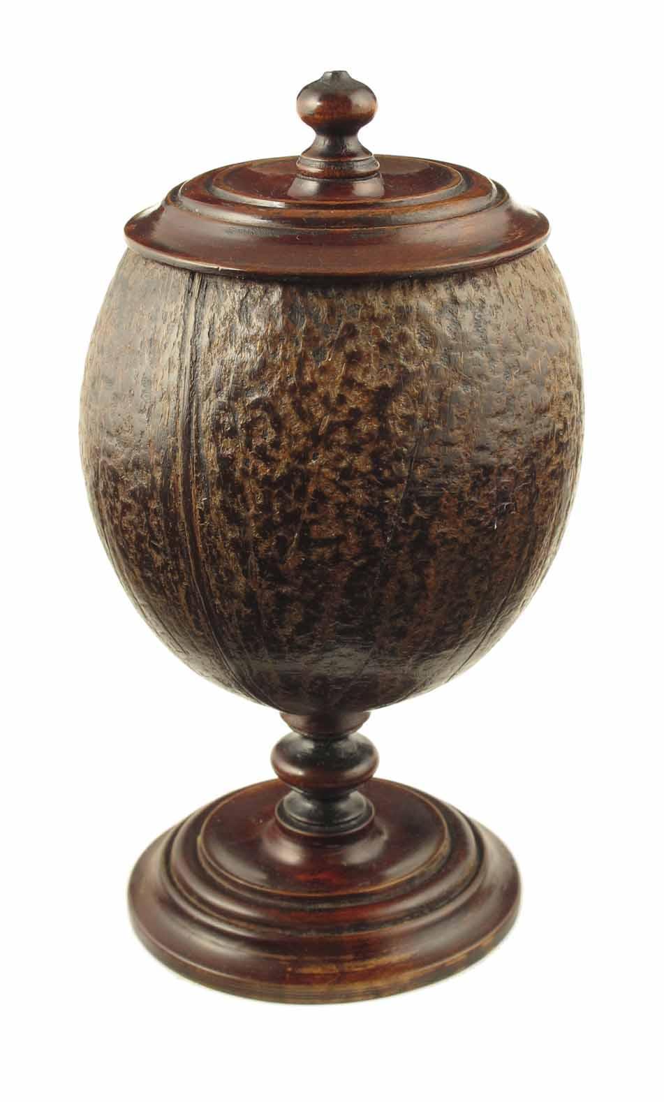 Appraisal: A th century coconut cup