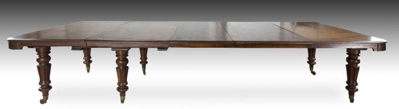 Appraisal: Cope Collinson Extendable Dining Table English early Victorian raised on