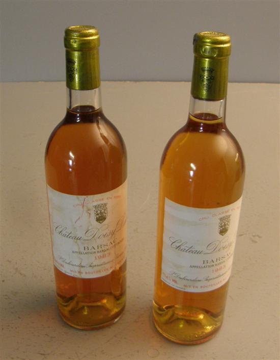 Appraisal: Chateau Doisy Daene Barsac Sauternes two bottles