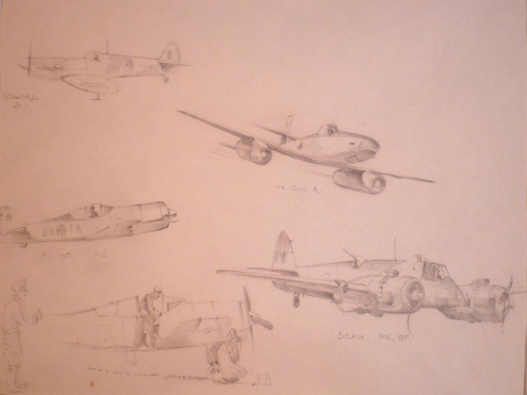 Appraisal: G H Eakins An American Navy Phantom and various planes