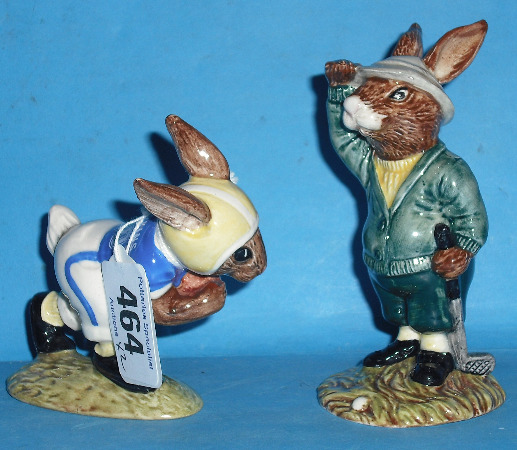 Appraisal: Royal Doulton Bunnykins Figures Bogey DB and Touchdown DB both