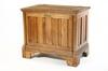 Appraisal: ICE BOX - Oak lift-top Challenge Iceberg high wide deep