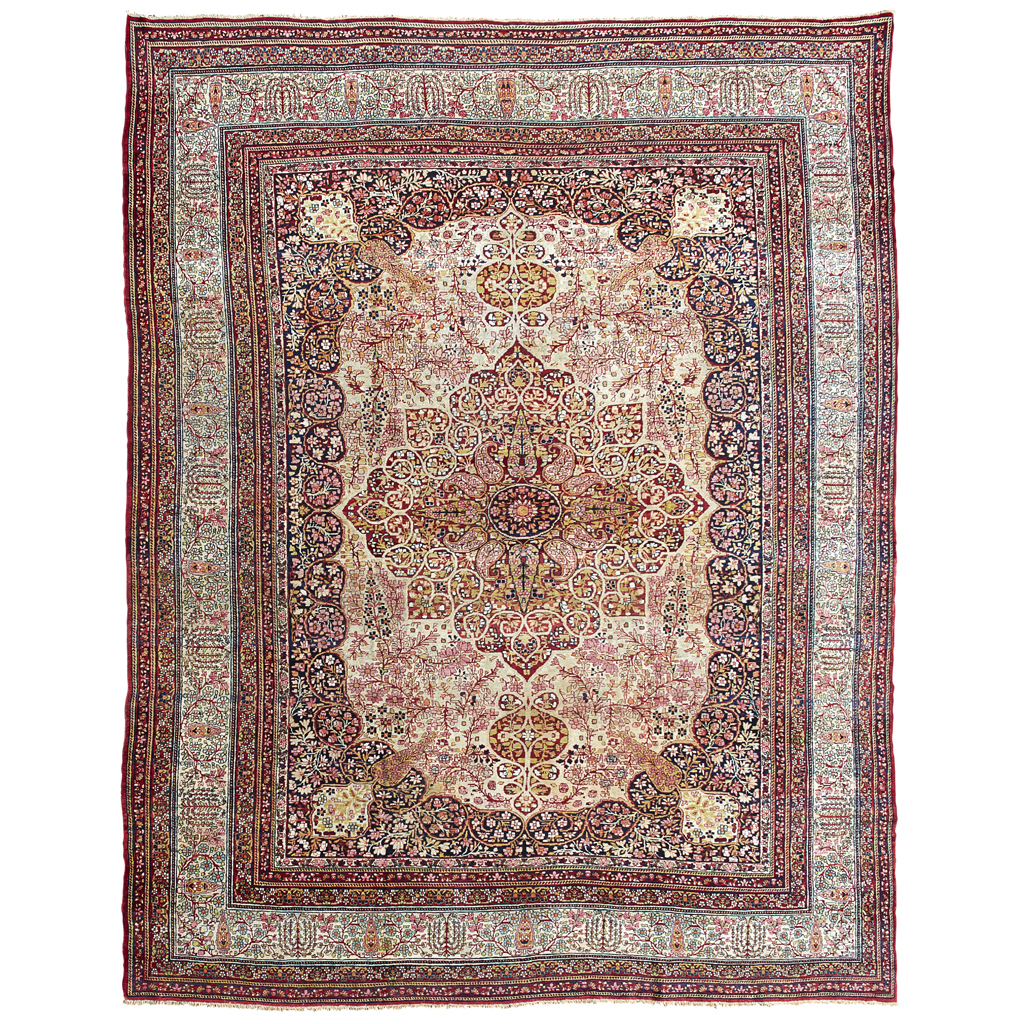 Appraisal: LAVAR KIRMAN CARPET CENTRAL PERSIA LATE TH EARLY TH CENTURY