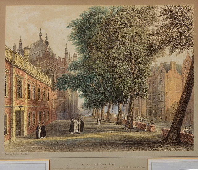 Appraisal: DAY AND SON AFTER PERCIVAL SKELTON'College and Street Eton' lithograph