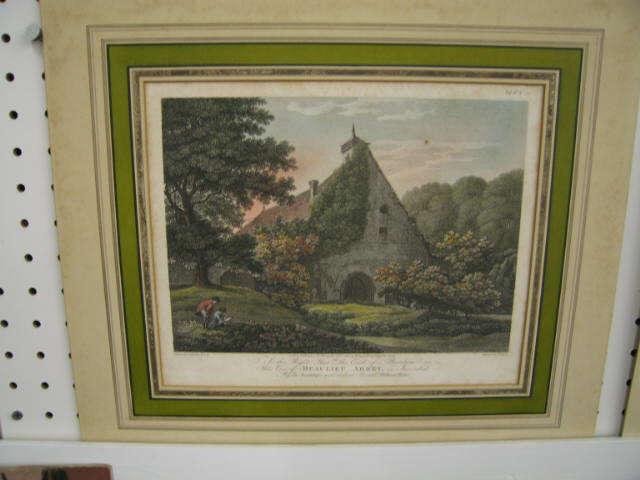 Appraisal: th Century Handcolored Engravings by William Byrne image area approx