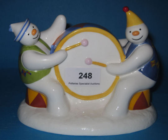 Appraisal: Coalport Snowman Figure Lets Make Some Noise Limited edition