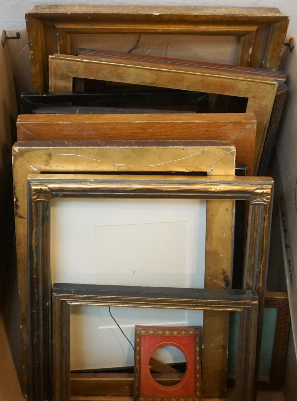 Appraisal: Group with Wooden Picture Frames