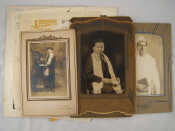 Appraisal: Judaica Three photos circa of two Bar Mitzva boys and