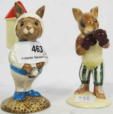 Appraisal: Royal Doulton Bunnykins Figures Knockout Bunnykins DB And Astro Bunnykins