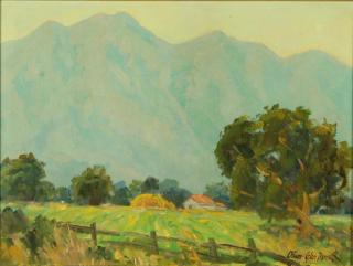 Appraisal: OLIVER GLEN BARRETT - CALIFORNIA OIL ON Signed lower right