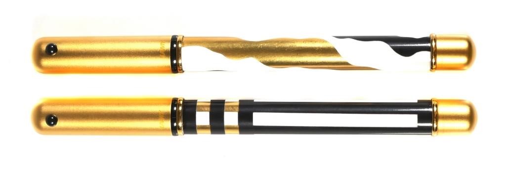 Appraisal: Lamy Lady models K yellow gold nibs with Rosenthal porcelain