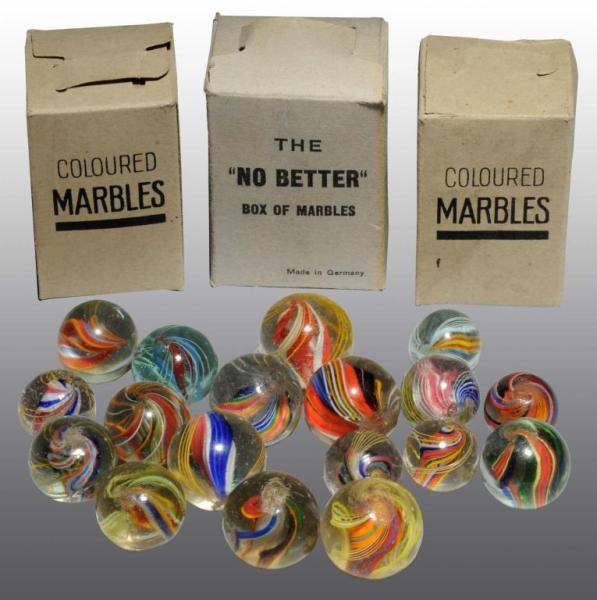 Appraisal: Lot of Boxes of German Marbles Description Each box as