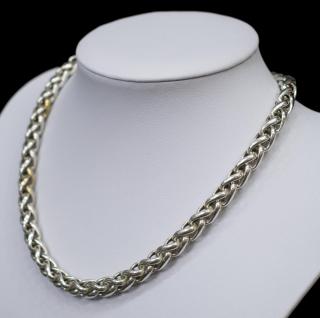 Appraisal: DAVID YURMAN STERLING KT GOLD NECKLACE David Yurman silver and