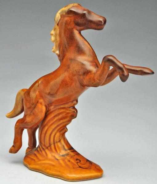 Appraisal: Van Briggle Pottery Rearing Horse Pottery Description No damage or