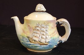 Appraisal: ROYAL DOULTON FAMOUS SHIPS TEA POT 'THE CUTTY SARK'