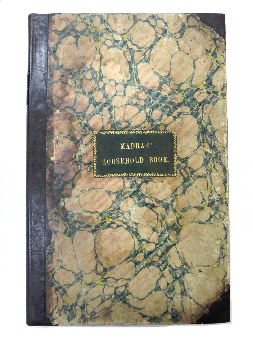 Appraisal: THE MADRAS HOUSEHOLD BOOK Arranged for One Year ruled printed