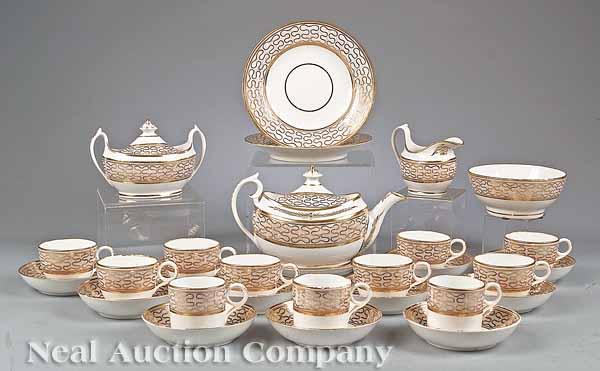 Appraisal: A Grainger Wood Co Worcester Porcelain Tea Service c -