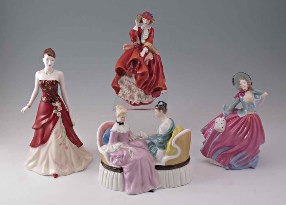 Appraisal: ROYAL DOULTON FIGURES To include Pretty Ladies Figure of the