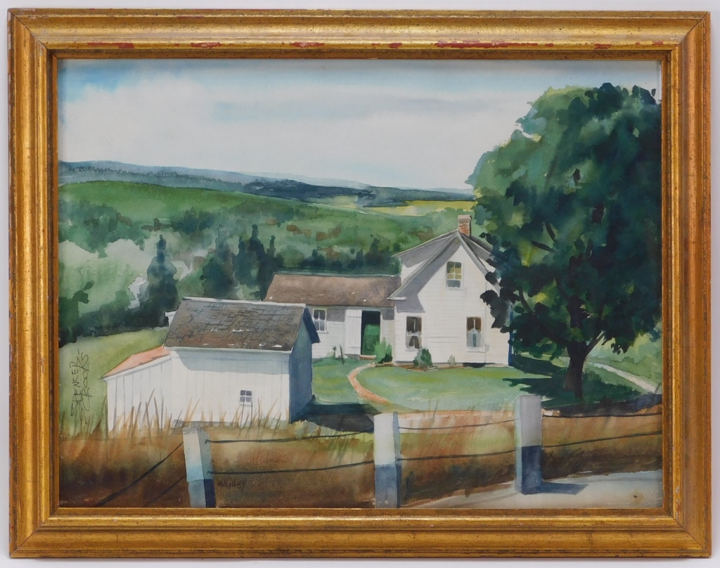 Appraisal: SPENCER CROOKS WALTER DABY WC PARTNER PAINTING Rhode Island -