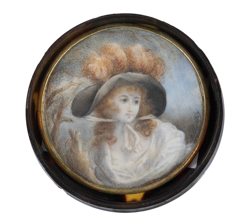 Appraisal: SAMUEL SHELLEY UK - Round Bust Portrait of a Woman