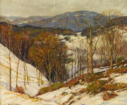 Appraisal: GEORGE GARDNER SYMONS american - THE FURTHER HILLS SEEN THROUGH