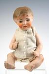 Appraisal: DOLL - Painted bisque character baby blue eyes H chipped