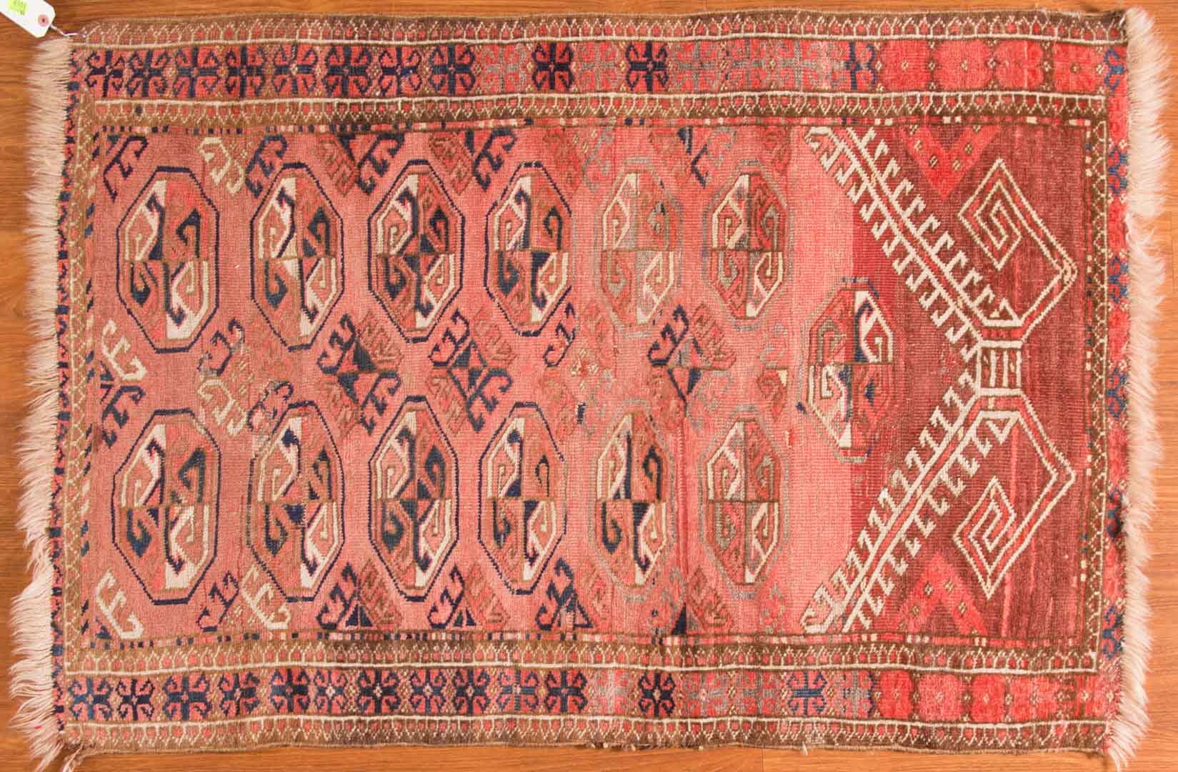 Appraisal: Antique Belouch prayer rug approx x Afghanistan circa Condition Wear